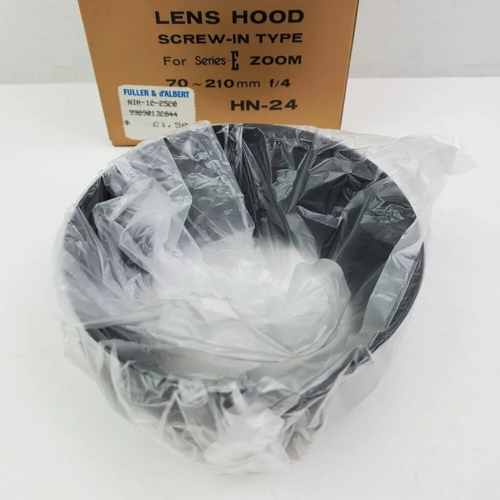 Nikon Lens Hood HN-24 Vintage Screw-In Type Series E Zoom 70-120mm f/4 Box NOS